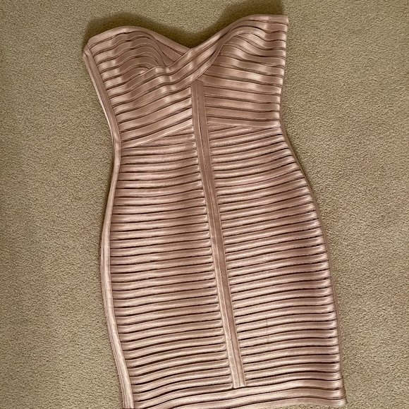 BCBG strapless cocktail dress- size O - Picture 1 of 5